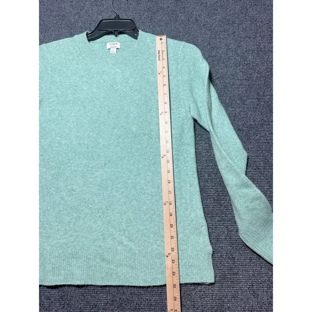 J.Crew Sweater Women S Mint Green Excellent Extra-Soft Crewneck Wool Blend‎